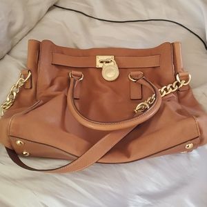 Michael Kors light brown bag